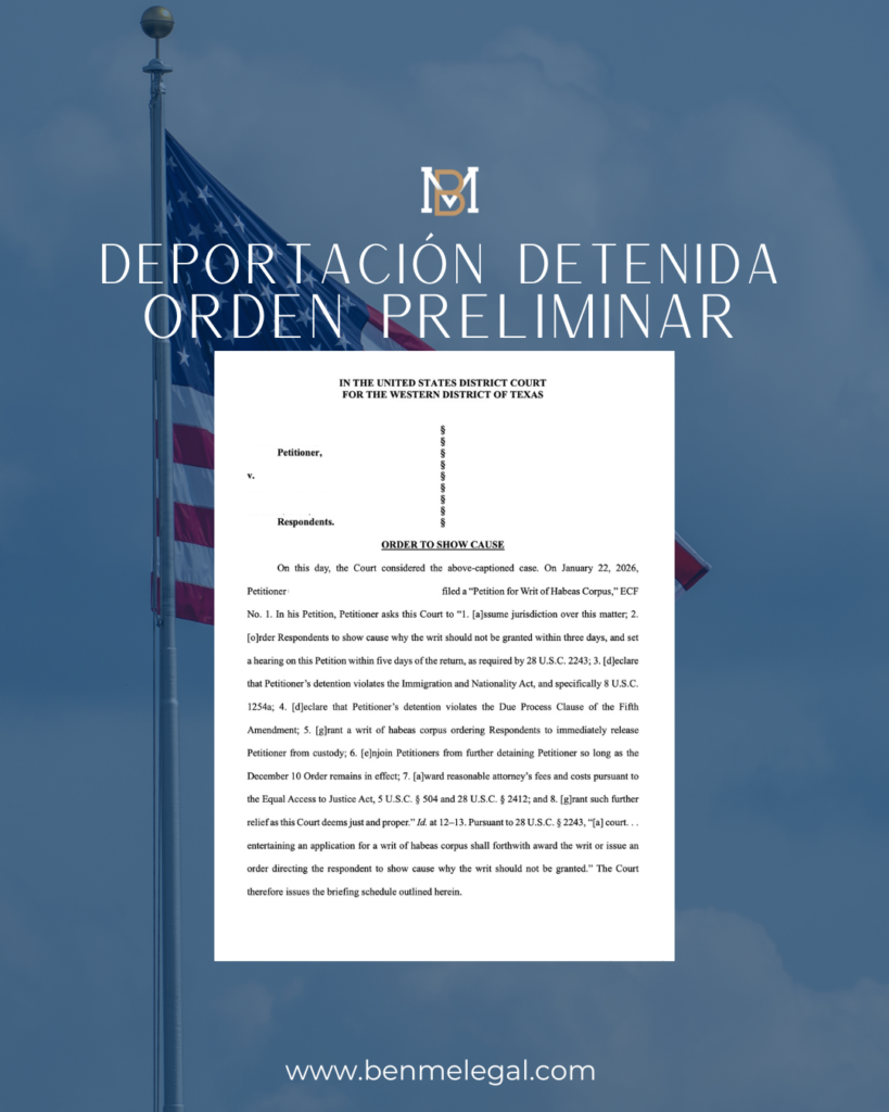 When Time Matters — A Preliminary Order That Protects Due Process