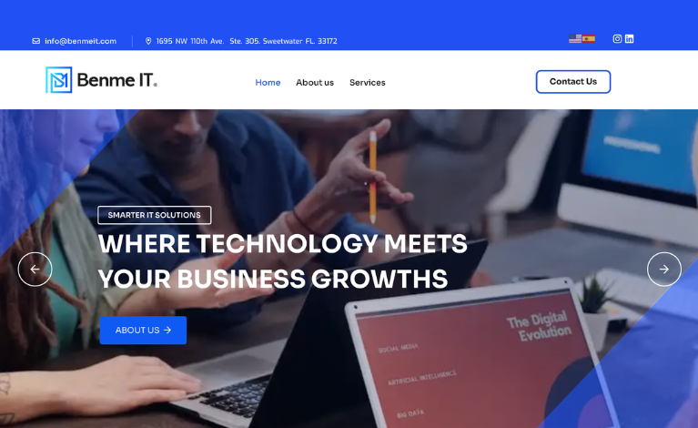 Benme IT — Strategic Technology for Companies That Want to Grow with Structure