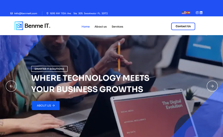 Benme IT — Strategic Technology for Companies That Want to Grow with Structure